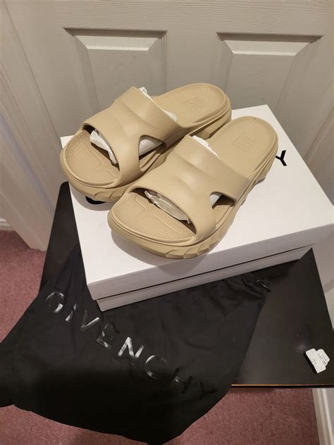 sale givenchy slides|Givenchy marshmallow slides 35.